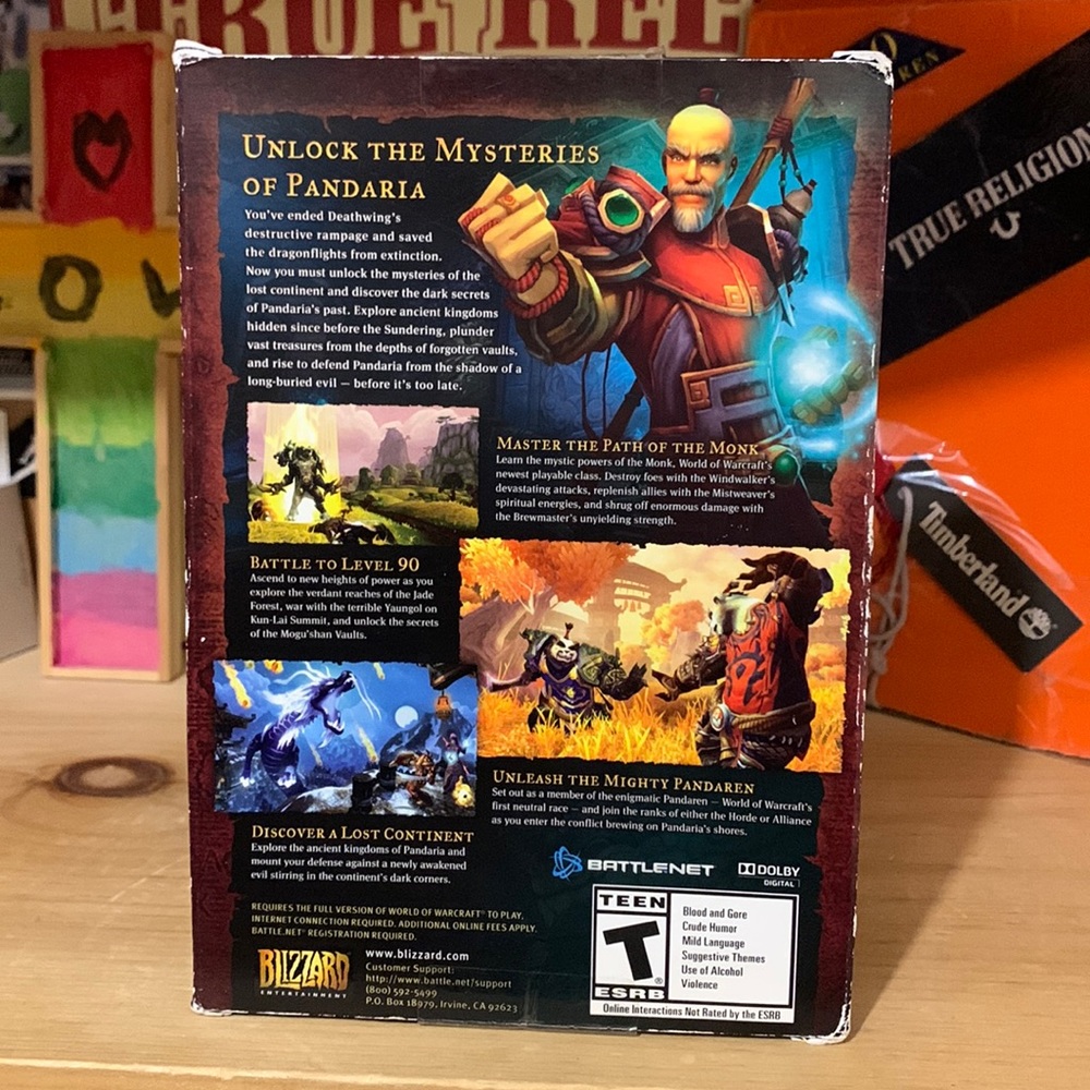 BLIZZARD-WORLD of WARCRAFT ‘Mists of Pandaria Expansion Set.’ DVD-ROM video game - Picture 2 of 6